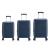  Набор из 3 чемоданов с расширением арт.11191 Темно-синий