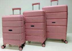 Набор из 3-х чемоданов 11192 Пыльно-розовый