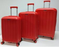 Набор из 3-х чемоданов с расширение 11197-2 Красный