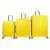 Набор из 3-х чемоданов с расширением 11272 Желтый
