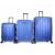 Набор из 3-х чемоданов с расширением 11273  Темно-синий