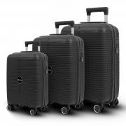 Чемодан (комплект из 3-х), MIRONPAN 11361 Черный