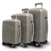 Чемодан (комплект из 3-х) УЦЕНКА 11363 Бежевый