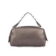 Женская сумка, кожа, Mironpan 1229 Темное серебро