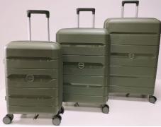 Набор из 3-х чемоданов с расширением 23102 Хаки