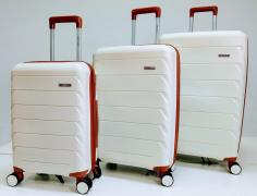 Набор из 3-х чемоданов, MIRONPAN  23106 Молочный