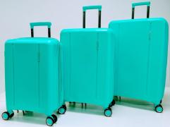 Набор из 3-х чемоданов MIRONPAN  24107 Бирюзовый