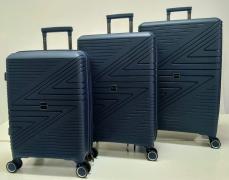 Набор из 3-х чемоданов MIRONPAN  24108 Темно-синий