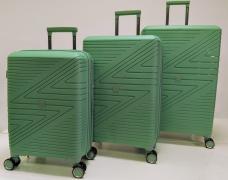 Набор из 3-х чемоданов MIRONPAN  24108 Салатовый