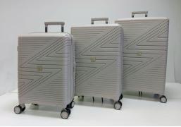 Набор из 3-х чемоданов MIRONPAN  24108 Светло-серый