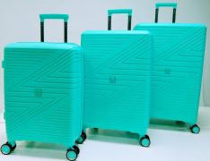 Набор из 3-х чемоданов MIRONPAN  24108 Бирюзовый