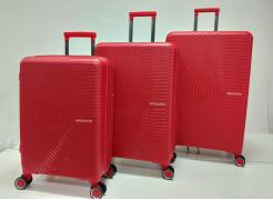 Набор из 3-х чемоданов MIRONPAN  24109 Красный