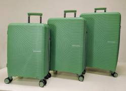 Набор из 3-х чемоданов MIRONPAN  24109 Салатовый