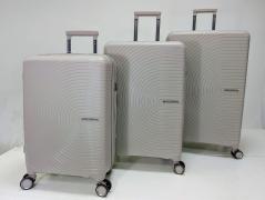 Набор из 3-х чемоданов MIRONPAN  24109 Светло-серый