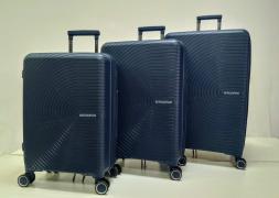 Набор из 3-х чемоданов MIRONPAN  24109 Темно-синий