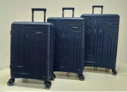 Набор из 3-х чемоданов MIRONPAN  24110 Темно-синий