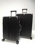 Набор из 2-х чемоданов, композит, алюминий, MIRONPAN  32415 Черный