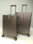 Набор из 2-х чемоданов, композит, алюминий, MIRONPAN  32415 Коричневый