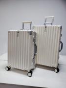 Набор из 2-х чемоданов, композит, алюминий, MIRONPAN  32415 Молочный