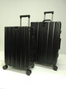 Набор из 2-х чемоданов, композит, алюминий, MIRONPAN   32416 Черный