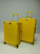Набор из 2-х чемоданов, композит, алюминий, MIRONPAN   32416 Желтый