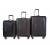 Комплект из 3 чемоданов Арт. 50157 Черный