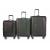 Комплект из 3 чемоданов Арт. 50157 Темно серый