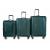 Комплект из 3 чемоданов Арт. 50157 Бирюзовый