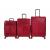 Комплект из 3 чемоданов Арт. 50161 Бордовый