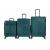 Комплект из 3 чемоданов Арт. 50161 Бирюзовый