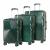  Набор из 3 чемоданов арт.77062 Темно-зеленый