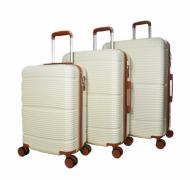  Набор из 3 чемоданов, композит, 77065 Молочный