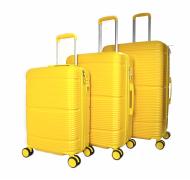  Набор из 3 чемоданов, композит, 77065 Желтый
